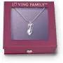 Loving Family Sterling Silver Mothers Loving Embrace Pendant Necklace without Charms - 18'' to 22'' Long -