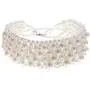 Fashion Jewelry Multi Strand Simulated Pearl Resin Chain Collar Choker Statement Necklace Costume Jewelry Necklaces for Women&Girls