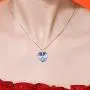 TOUPOP Cross Necklace s925 Sterling Silver Heart Pendant Necklace with Heart Crystal Jewelry Gifts for Mom Wife Women Teen Girls Birthday Mother’s day TOUPOP Cross Necklace s925 Sterling Silver Heart Pendant Necklace with Heart Crystal Jewelry Gifts for Mom Wife Women Teen Girls Birthday Mother’s day