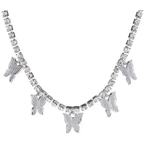 Modyle Bohemian Cute Butterfly Choker Necklace for Women Gold Silver Color Clavicle Chain 2020 Fashion Female Choker Jewelry Modyle Bohemian Cute Butterfly Choker Necklace for Women Gold Silver Color Clavicle Chain 2020 Fashion Female Choker Jewelry
