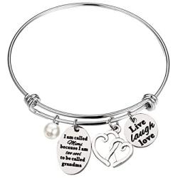 ENSIANTH Mimi Bracelet Grandma Jewelry I Am Called Mimi Because I am Too Cool Bracelet I Love You Gift for Grandma