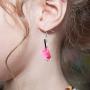 DAMLENG 9 Pairs Creative Unique Cute Pearl Milk Tea Dangle Earrings Colorful Boba Drink Bottle Funny Earrings Set for Women Girls Bubble Tea Earrings Jewelry