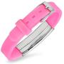 Sunling Custom Adjustable Silicon Medical Alert Allergy Awareness Bracelet for Women Men Kids,Free Engraving Emergency ID Bangle for Son,Daughter,Parents