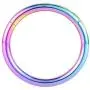 FUNLMO G23 Titanium Cartilage Earring Hoop 20G 18G 16G 14G Conch Helix Daith Piercing Jewelry Septum Jewelry Nose Ring Hoop Lip Septum Rings Tragus Rook Earrings CZ Hinged Segment Hoop Rings