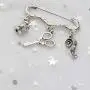 UJIMS Sewing Bracelet Sewing Lover Gift for Her Sewing Quilting with Lapel Pin Sewing Jewelry for Seamstress