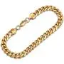 PY BLING 14K/18K Golden Plated Solid Curb Miami Cuban Link Chain Stainless Steel 4mm-8mm Diamond Cut Necklace or Bracelet for Men and Women 7-30 Inches (18k-8mm,8)
