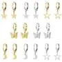 Gold Star Hoop Earrings for Women, Silver Star Earrings Dangle Mini Huggie Hoop Earrings, Dainty Aesthetic Jewelry for Teen Girl