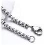 GFDGG 3mm Stainless Steel Square Rolo Chain Necklace Round Box Necklace for Men Women Jewelry,Silver Chains with Lobster Clasp 20-30 Inch