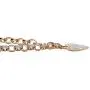 18K Yellow Gold Plated Genuine Diamond Accent Heart Charm Link Bracelet (27mm), Lobster Claw Clasp, 7.75 inch Adjustable 18K Yellow Gold Plated Genuine Diamond Accent Heart Charm Link Bracelet (27mm), Lobster Claw Clasp, 7.75 inch Adjustable