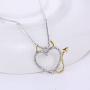Luvalti Gorgeous Devil Heart Necklace - Pendant Necklace for Women, Heart with Devil Horns, Jewelry Necklaces, Lovely Charming Naughty Love Design, Haloween Gift, Free Premium Black Velvet Pouch Bag