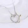 Luvalti Gorgeous Devil Heart Necklace - Pendant Necklace for Women, Heart with Devil Horns, Jewelry Necklaces, Lovely Charming Naughty Love Design, Haloween Gift, Free Premium Black Velvet Pouch Bag