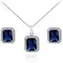 Crystalline Azuria Jewelry Sets for Women - Costume Jewelry Sets - Wedding Jewelry Set with Necklace and Earring for Bride - Cubic Zirconia Bridesmaid Jewelry - Formal Event Prom Jewelry Crystalline Azuria Jewelry Sets for Women - Costume Jewelry Sets - Wedding Jewelry Set with Necklace and Earring for Bride - Cubic Zirconia Bridesmaid Jewelry - Formal Event Prom Jewelry