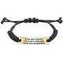 Inspirational Gifts For Women Saying stamped ''You are loved You are valued You are beautiful'' leather inspirational bracelet