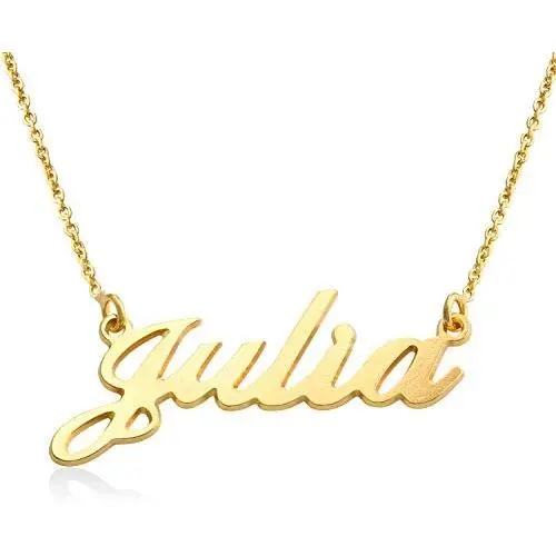 MyNameNecklace Personalized Classic Name Necklace -Custom Made Nameplate Pendant Precious Metals Sterling Silver and Gold- Jewelry Gift for Women MyNameNecklace Personalized Classic Name Necklace -Custom Made Nameplate Pendant Precious Metals Sterling Silver and Gold- Jewelry Gift for Women
