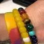 Chakra Bracelet For Women Real Stones - 7 Chakra Beads Bracelet - Healing Bracelet Hand Painted Lotus Diffuser Stretch Bracelet For Women Men Lava Stone 7.25'' Length Chakra Bracelet For Women Real Stones - 7 Chakra Beads Bracelet - Healing Bracelet Hand Painted Lotus Diffuser Stretch Bracelet For Women Men Lava Stone 7.25'' Length