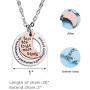 LParkin The Love Between Grandmother and Granddaughter is Forever Necklace