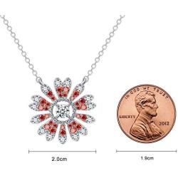 SUES SECRET Sunflower Necklace Crystal Jewelry for Women Girls Pendant with Elegant Box for mom Easter Gifts 2021 for her