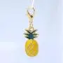 Paialco Cute Enamel Pineapple Fruit Clasp Charms for Keychain Bracelet Paialco Cute Enamel Pineapple Fruit Clasp Charms for Keychain Bracelet