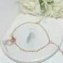 YienDoo Fashion Gold Tiny Crystal Bracelet Finger Chain Hand Harness Chain Dainty 3 Rhinestone Slave Bracelet Jewelry for Women and Girls YienDoo Fashion Gold Tiny Crystal Bracelet Finger Chain Hand Harness Chain Dainty 3 Rhinestone Slave Bracelet Jewelry for Women and Girls