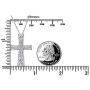 S925 Sterling Silver Cross Pendant Necklace for Women Men