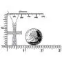 S925 Sterling Silver Cross Pendant Necklace for Women Men
