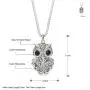 NEOGLORY Jewelry Full of Rhinestone Owl Long Chain Pendant Necklace 2 Colors with Jewelry Box NEOGLORY Jewelry Full of Rhinestone Owl Long Chain Pendant Necklace 2 Colors with Jewelry Box