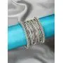 Aheli Oxidized Bohemian Bangles Set Indian Traditional Antique Multiple Textured Bracelet Chudha for Women Ethnic Party Wear Jewelry