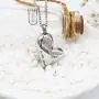Always in My Heart Cremation Jewelry for Human Ashes Keepsake Urn Necklace of Loved One Memorial Ash Jewellery