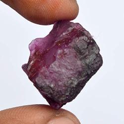 Protection Red Ruby Healing Crystal 35.50 Ct Natural Raw Ruby, Uncut Rough Ruby Gemstone