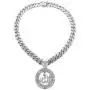 BLINGFACTORY Hip Hop Allah Muslim Pendant & 12mm 18'' Iced Box Lock Miami Cuban Chain Necklace BLINGFACTORY Hip Hop Allah Muslim Pendant & 12mm 18'' Iced Box Lock Miami Cuban Chain Necklace