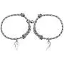SEIRAA 2PCS Magnetic Charm Pendants Braided Rope Bracelet with Magnetic Bells Matching Bracelets for Mommy and Me SEIRAA 2PCS Magnetic Charm Pendants Braided Rope Bracelet with Magnetic Bells Matching Bracelets for Mommy and Me