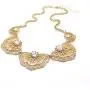 T-Doreen Gold Collar Necklace for Women Boho Round Flower Rhinestone Bib Statement Necklaces T-Doreen Gold Collar Necklace for Women Boho Round Flower Rhinestone Bib Statement Necklaces