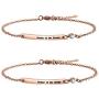 KUIYAI Mother of Bride and Mother of Groom Bar Bracelet Wedding Bracelet