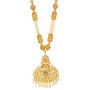 Bindhani Bollywood Style Jewellery Traditional Wedding Bridal Gold Plated Kundan Pearl Mala Pendant Necklace Earrings Jewelry Set for Women by Indian Artisan