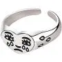 Crying Face Rings for Girls Fun Cartoon Sad Face Tear Drop Love Heart Ring Statement Expandable Open Finger Ring Adjustable Valentines Jewelry Birthday for Women Girl Friend Lover