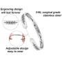 Bridesmaid Proposal Gifts Adjustable Bracelets - I Couldnt Say I DO Without You Stainless Steel Engraved Cuff Wedding Bangle for Bride Tribe Bridesmaid Maid of Honor