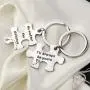Zuo Bao Couple Keychains No Matter The Distance & Ill Always Be Yours Set Keychains Gift for Wife Husband Boyfriend Girlfriend Keychain Suit