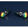 Nanafast Rainbow LGBT Pride Stud Earrings for Gay Lesbian of Stainless Steel & Enamel Nanafast Rainbow LGBT Pride Stud Earrings for Gay Lesbian of Stainless Steel & Enamel