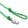 Heavstjer Fashion Gun Black Alloy Shark Tail Hook Colorful Rope Link Bracelet