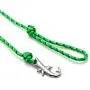 Heavstjer Fashion Gun Black Alloy Shark Tail Hook Colorful Rope Link Bracelet