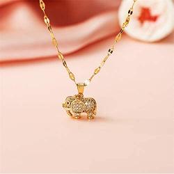 SWJEWEL Sunflower Necklace for Women 18k Gold Plated CZ Stainless Steel You are My Sunshine Girl Pendant Charm Necklace