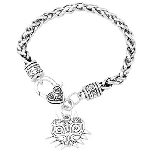 FAADBUK Gamer Mask Jewelry Gamer Necklace Gamer Charm Bracelet Gamer Action Video Game Fans Gift FAADBUK Gamer Mask Jewelry Gamer Necklace Gamer Charm Bracelet Gamer Action Video Game Fans Gift
