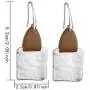 Women Pu Leather Geometric Irregular Round Earring for Girls Square Dangle Drop Boho Ear Jewelry