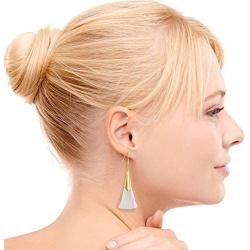 Colorful Tassel Earrings Thread Bohemian Tassel Dangle Drop 925 Sterling Silver French Hook Jewelry for Women Gifts