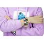 Allzedream Enamel Bracelets Stretch Bangle Colorful Tile Beads Elastic Stackable Colorblock Bracelet