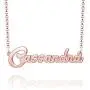 Moonlight Collections Personalized Name Necklace 10k Rose Gold Plated Sterling Silver Custom Nameplate Moonlight Collections Personalized Name Necklace 10k Rose Gold Plated Sterling Silver Custom Nameplate