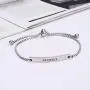 Fashion Inspiration Bracelet - PATIENCE - Inspirational Mantra Message Engraved, Adjustable Slide Jewelry Gifts for Womens Teens Fashion Inspiration Bracelet - PATIENCE - Inspirational Mantra Message Engraved, Adjustable Slide Jewelry Gifts for Womens Teens