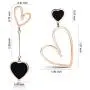 RIMAYZI 14K Gold-Plated Women Earrings, 925 Silver Needle, Dangle Charms, Birthday Gift, Jewelry for Women, Girls, Gift Box