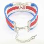 HCChanshi USA Star Bracelet Jewelry US Star Bracelet Jewelry USA American Flag Bracelet USA Gifts for Women, Girls, Men, Boys, American Flag Gifts, USA Flag Gifts