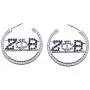 CENWA Rhinestone Drop Earring 1920 Greek Sorority Jewelry Gift CENWA Rhinestone Drop Earring 1920 Greek Sorority Jewelry Gift